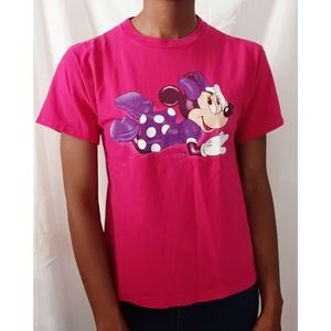 Vintage Disney Minnie Pink Tee 1074